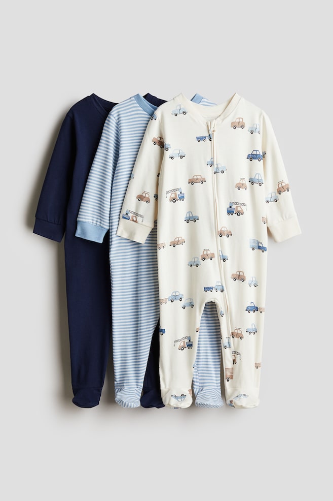 

Упаковка из 3 пижам на молнии H&M, мультиколор