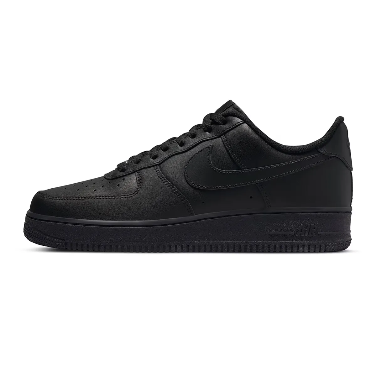 Мужские повседневные кроссовки Nike Air Force 1 '07, чёрный — фото 2