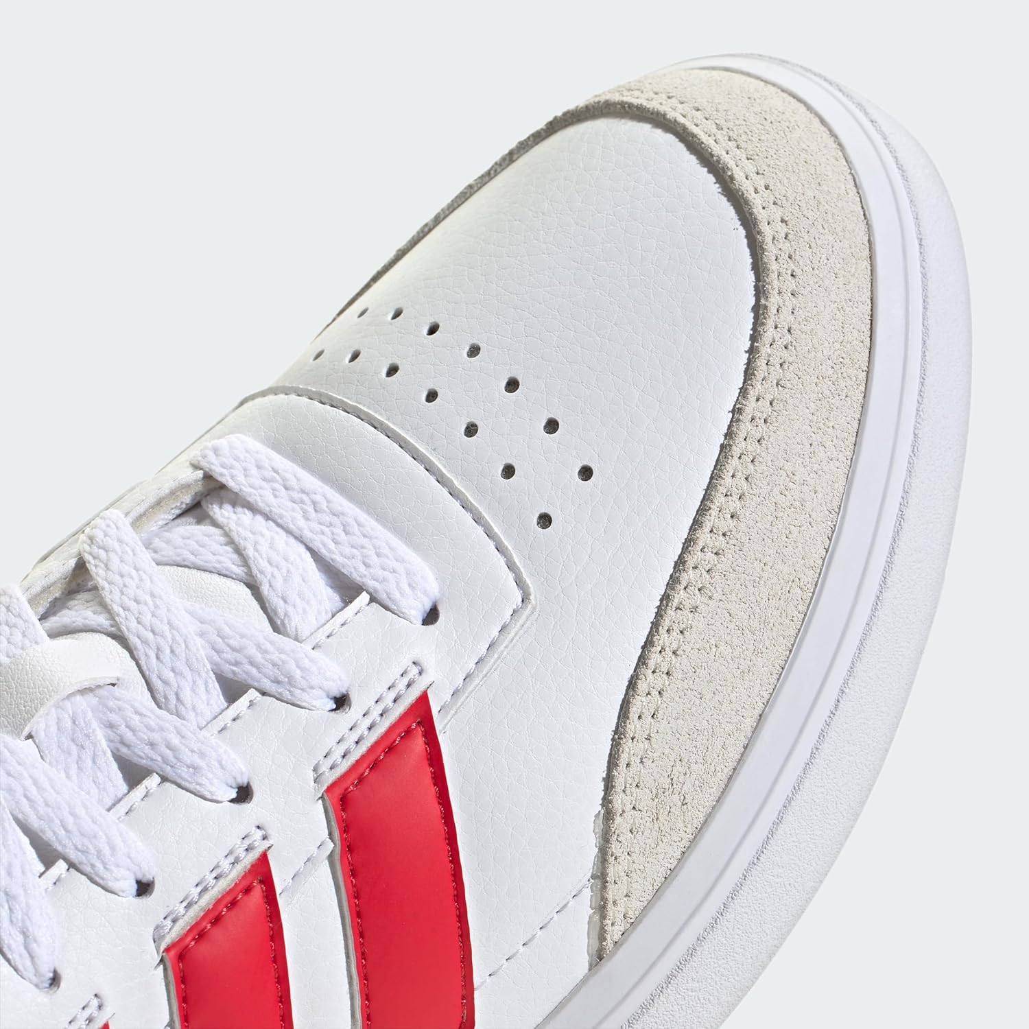 Мужские кроссовки Adidas Courtblock, белый/слоновая кость — фото 4