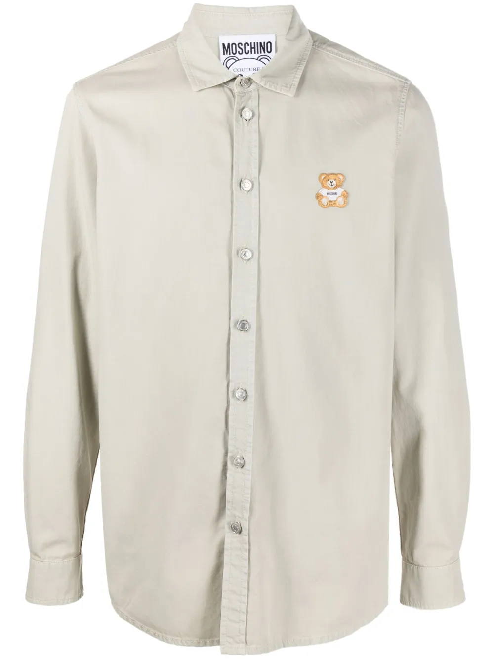 

Рубашка с нашивкой Teddy Bear Moschino, зеленый