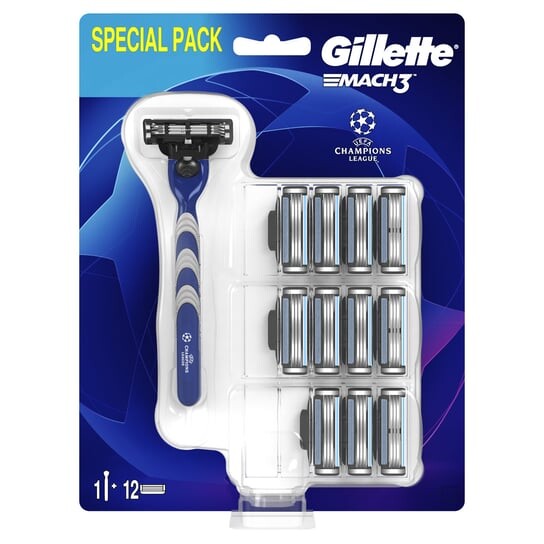 

Мужская бритва Gillette Mach3 + 11 сменных лезвий