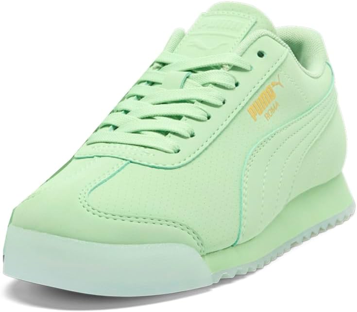 Кроссовки Puma Unisex-Child Roma, зеленый/голубой — фото 3