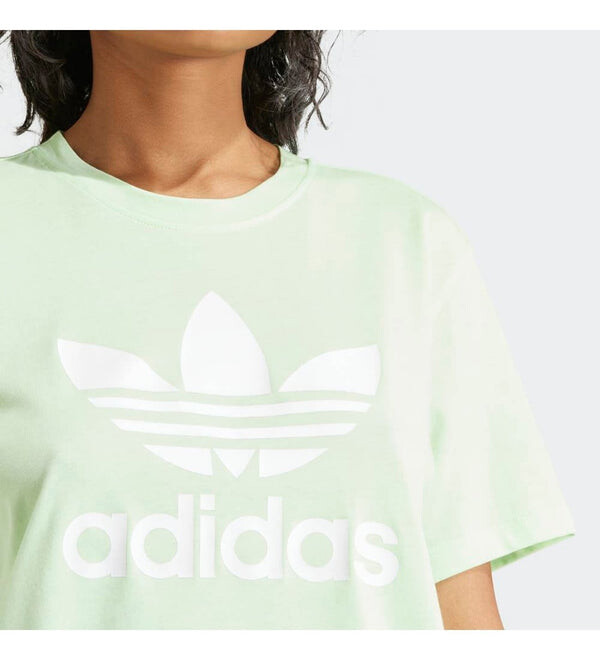 Футболка adicolor trefoil квадратная футболка Adidas, зеленый — фото 3