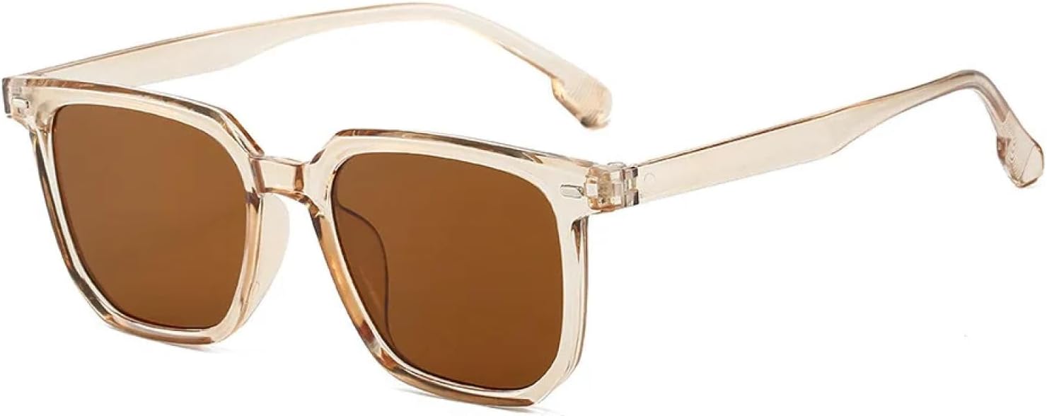 

Солнцезащитные очки с защитой от УФ-излучения UV400 | Маленькая оправа, цветные линзы | Для женщин и мужчин, для занятий спортом на открытом воздухе и вождения DSVIGF, Tea