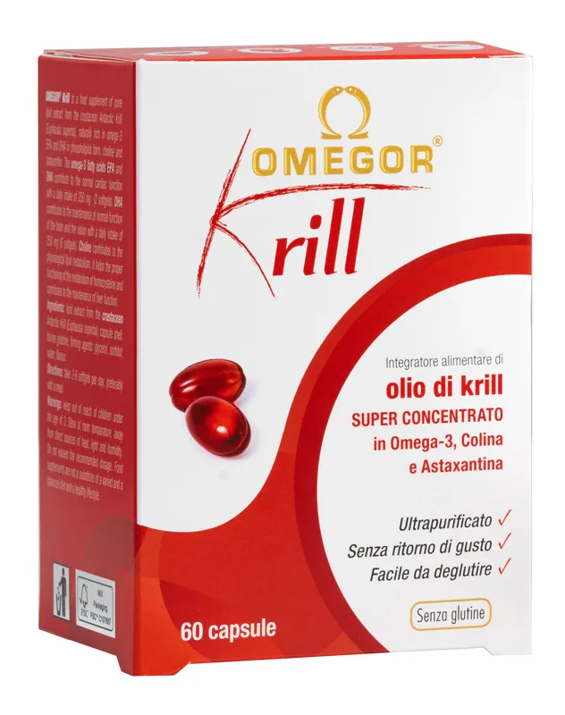 

Omegor Krill 60 Мягкие капсулы Добавка с крилем
