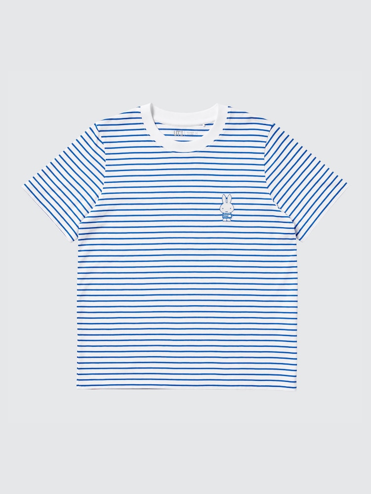 

Футболка с графическим принтом miffy ut Uniqlo, цвет 65 синий