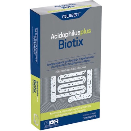

Biotix Acidophilus Plus Probiotic Formula - 30 капсул Quest