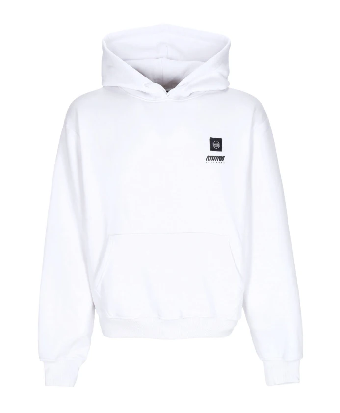 

Белая толстовка с капюшоном в стиле «мамбо» и карманом-кенгуру. Dolly Noire, белый