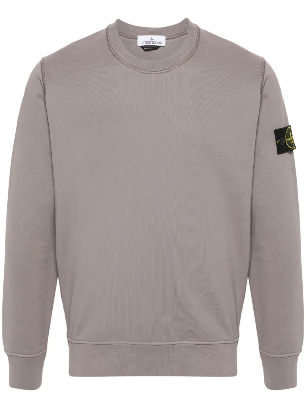 

Толстовка с логотипом Compass Stone Island, серый