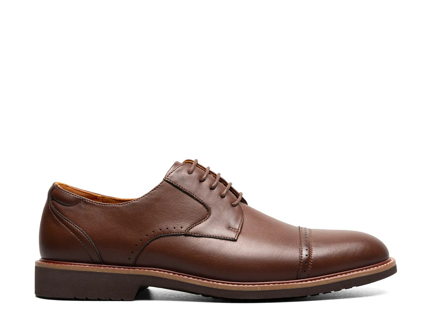 Оксфорды Stacy Adams Vogel Cap Toe Oxford, темно-коричневый — фото 4
