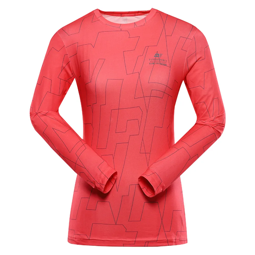 

Футболка Alpine Pro Lousa long sleeve, красный