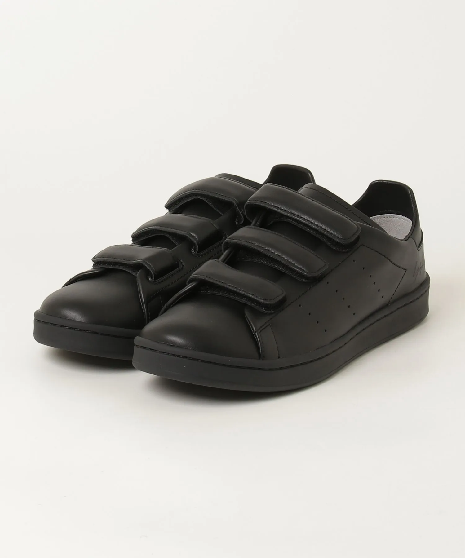 Унисекс кроссовки из натуральной кожи Y-3 Stan Smith Velc чёрные — фото 3