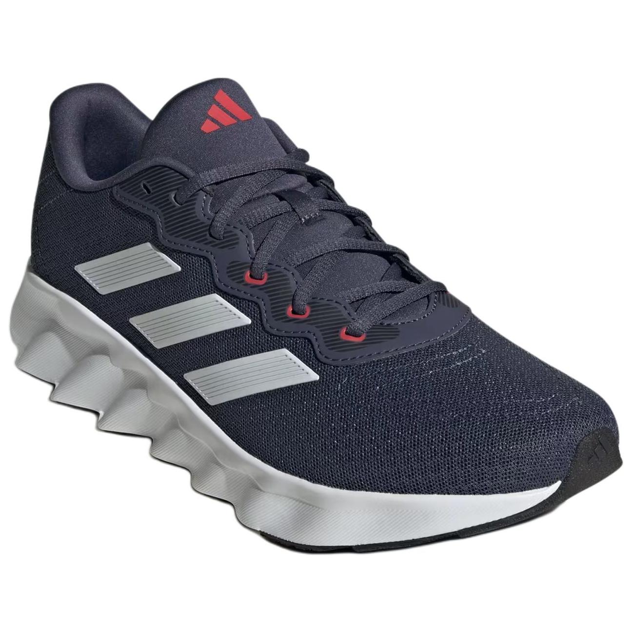 Adidas Спортивные кроссовки унисекс с амортизацией Switch Move, износостойкие, низкие, черно-бело-синие - Темный Теневой Морской Синий/Облачно-Белый/Основной Черный — фото 4