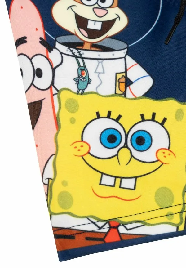 Губка боб schwammkopf badehose schwimmhose badekleidung шланг плавки Spongebob, Blau — фото 3