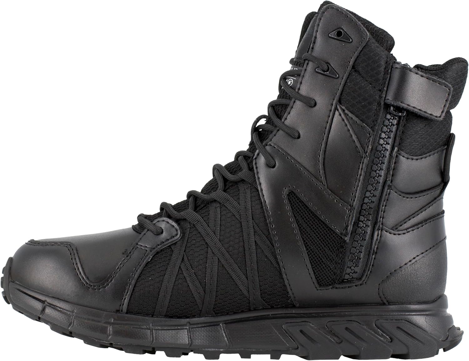 Мужские ботинки Reebok Work Trailgrip Tactical 6 WP с боковой молнией, черный — фото 4