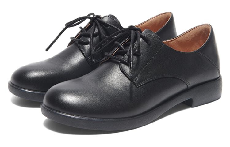 Туфли женские повседневные Women's Casual Shoes Women's Low-Top Black Pt'Son — фото 2