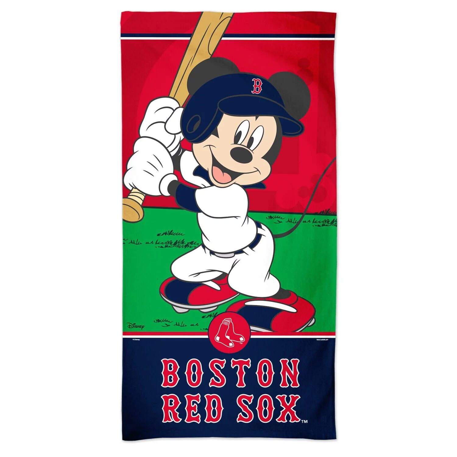 

Пляжное полотенце WinCraft Boston Red Sox 30 x 60 дюймов Disney Spectra