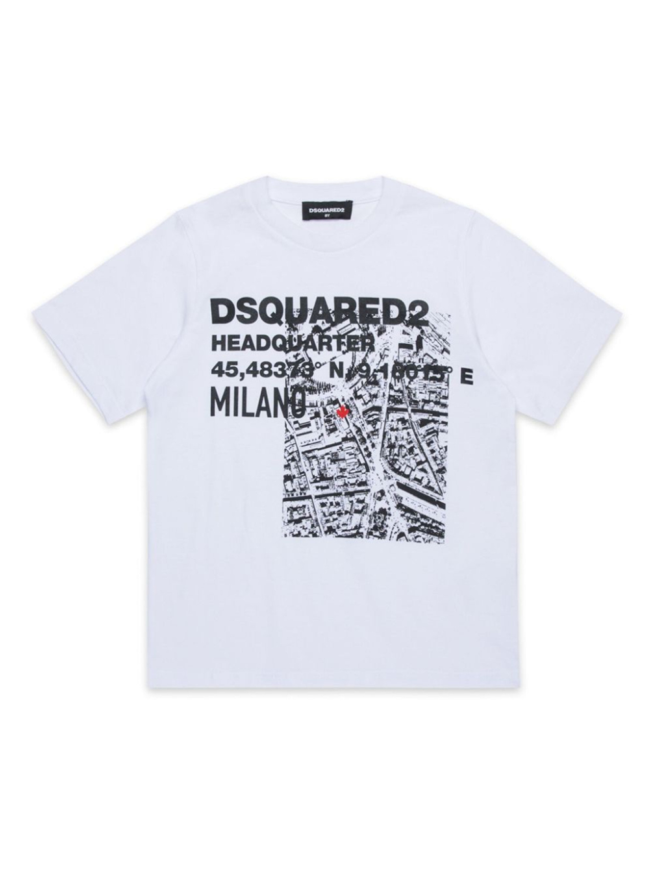 

DSQUARED2 KIDS футболка с логотипом, белый