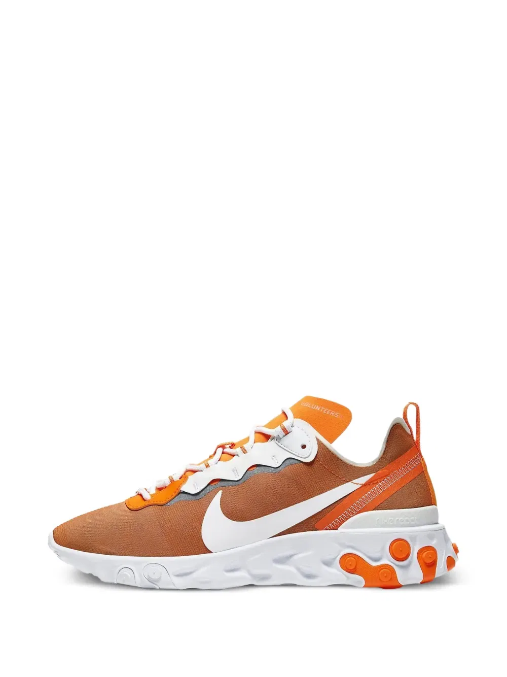 Кроссовки React Element 55 на шнуровке Nike, оранжевый
