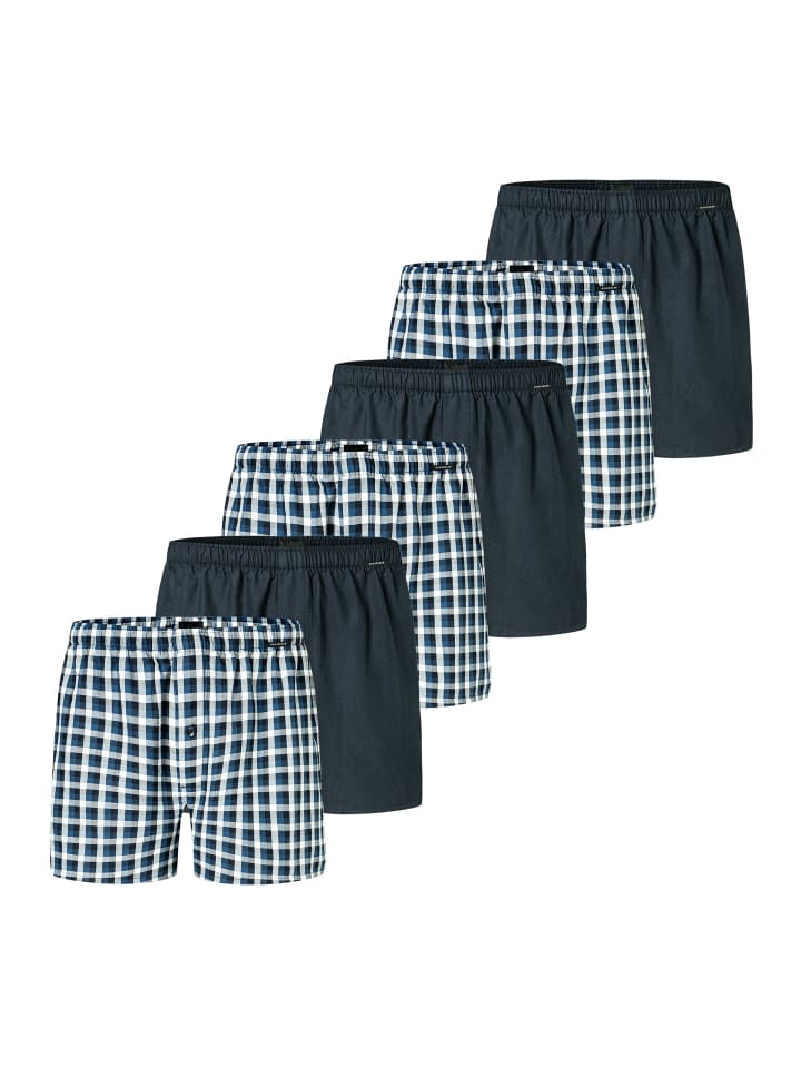 

Трусы боксеры Schiesser, цвет blau/dunkelblau