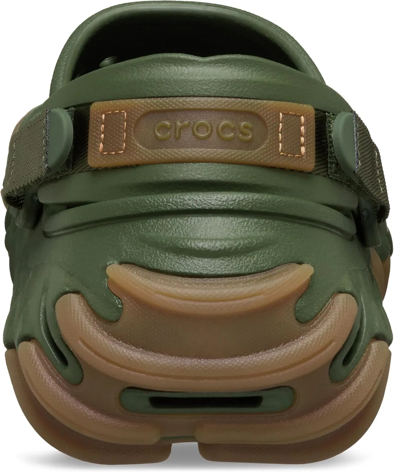 Кроксы Unisex Adult Echo RO Clogs Crocs, Green Army Green — фото 2