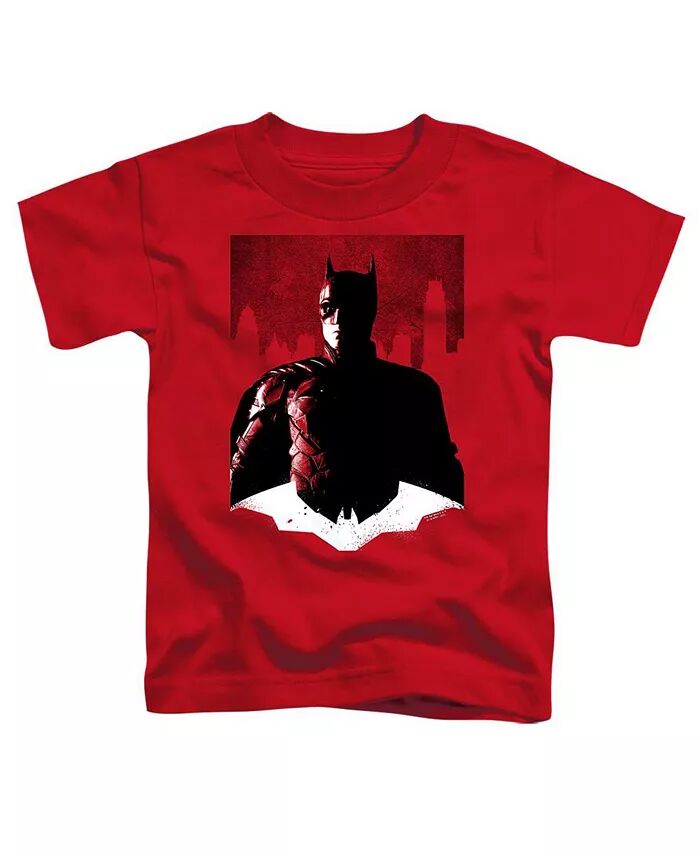 

Футболка с коротким рукавом для девочек-малышей The Baby-Girls Noir Batman, красный