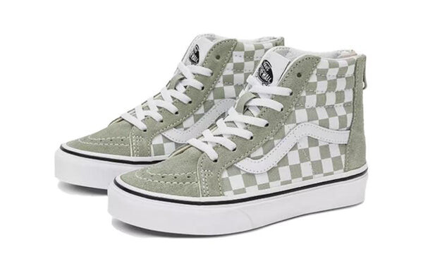 Кроссовки sk8-hi zip shoes 'olive' Vans, зеленый — фото 3