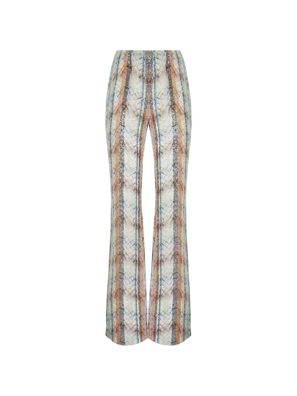 

Брюки с отделкой пайетками Missoni, бежевый