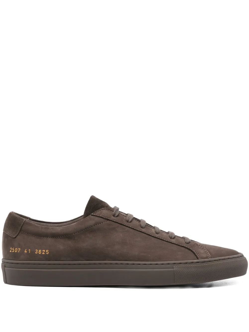 

Низкие кеды из замши и кожи Common Projects, коричневый