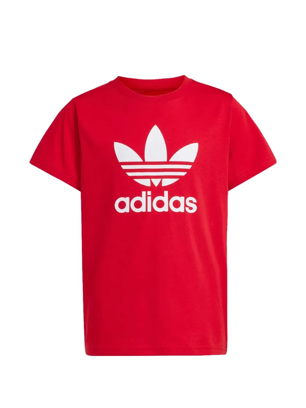 Футболка с логотипом Trefoil adicolor Adidas, красный
