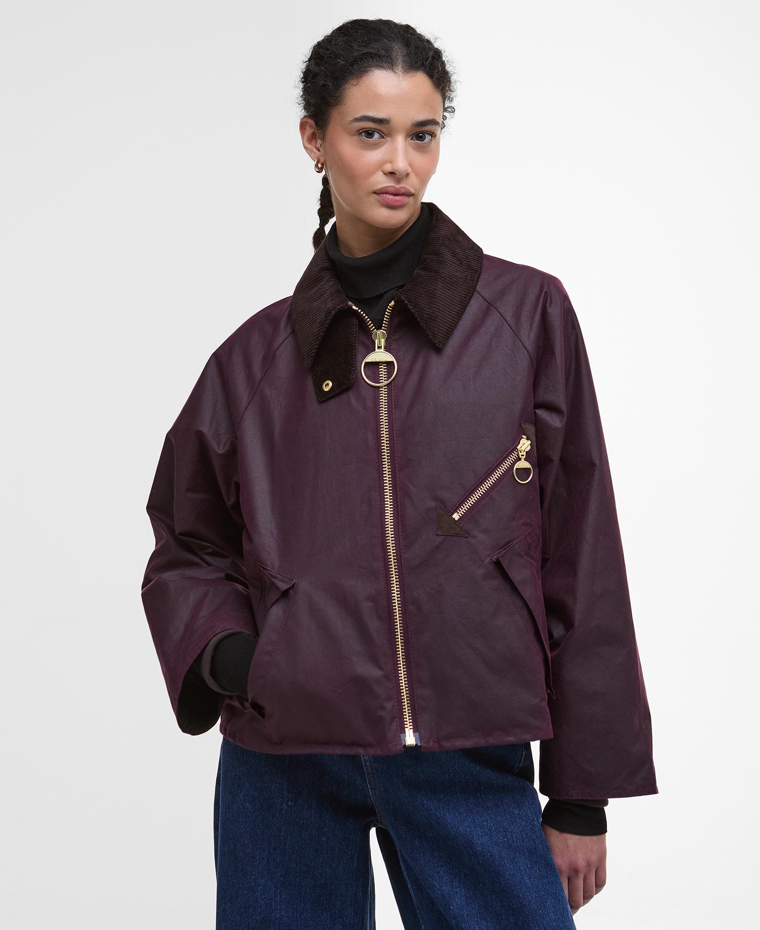 

Вощеная куртка Barbour Arlene, Merlot/Muted Tartan