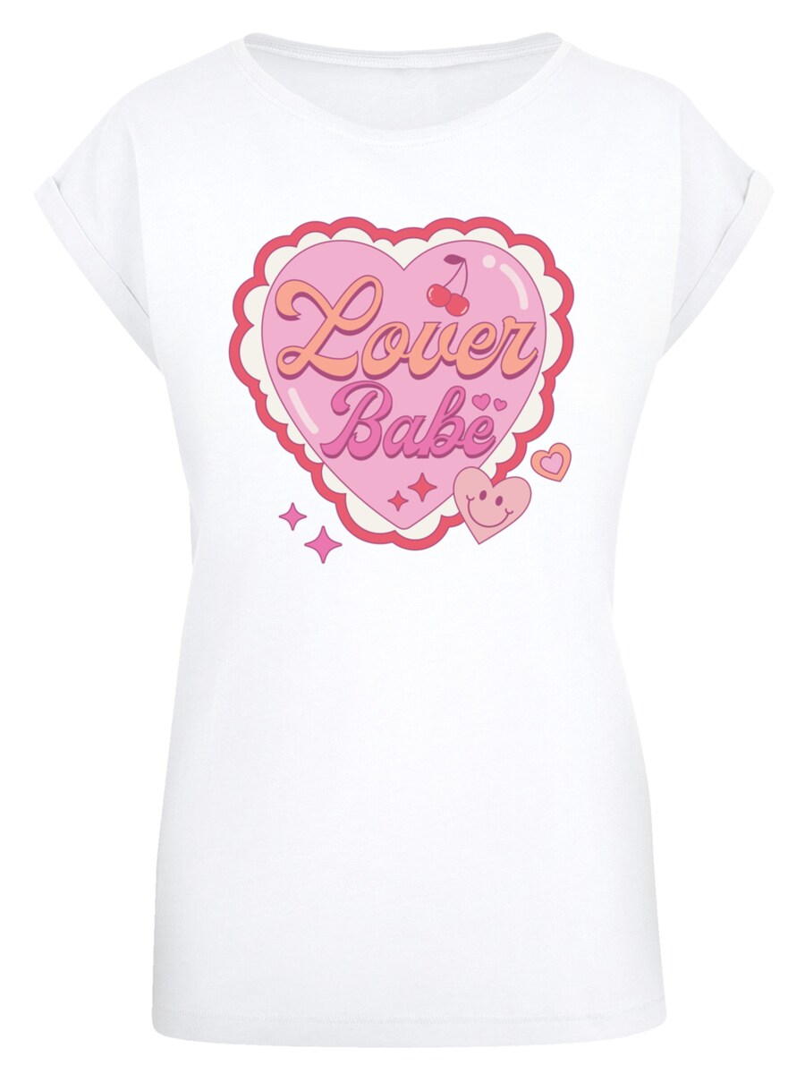 

Рубашка F4NT4STIC Lover Babe Valentinstag, белый