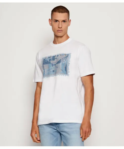 

Футболка Regular fit Guess Jeans, белый