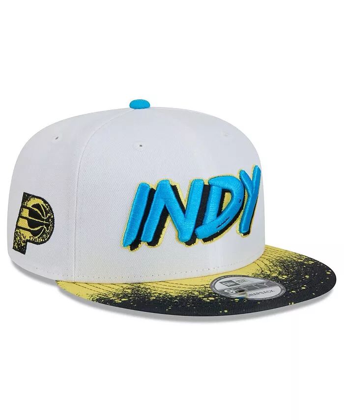 

Мужская белая бейсболка Indiana Pacers 2024/25 City Edition 9FIFTY Snapback New Era