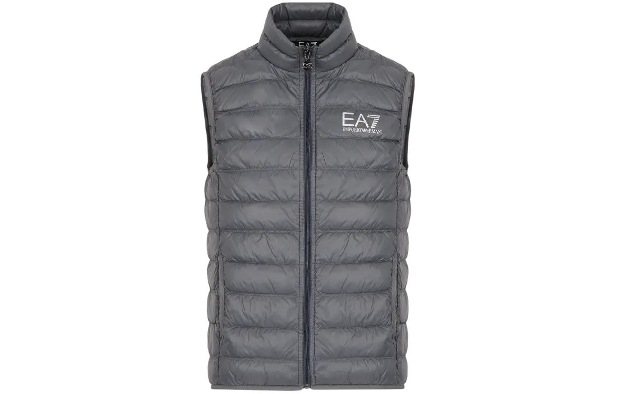 EMPORIO ARMANI Серая мужская жилетка, Gray — фото 3