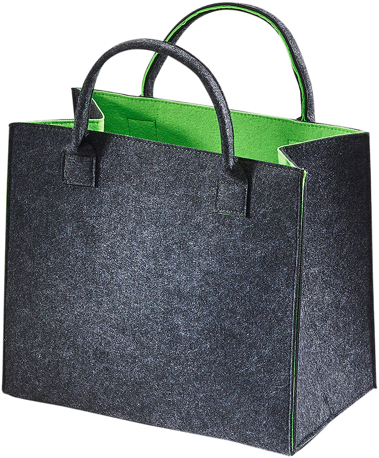 

Сумка шоппер kobolo Einkaufstasche GRAYGREENBAG, серый