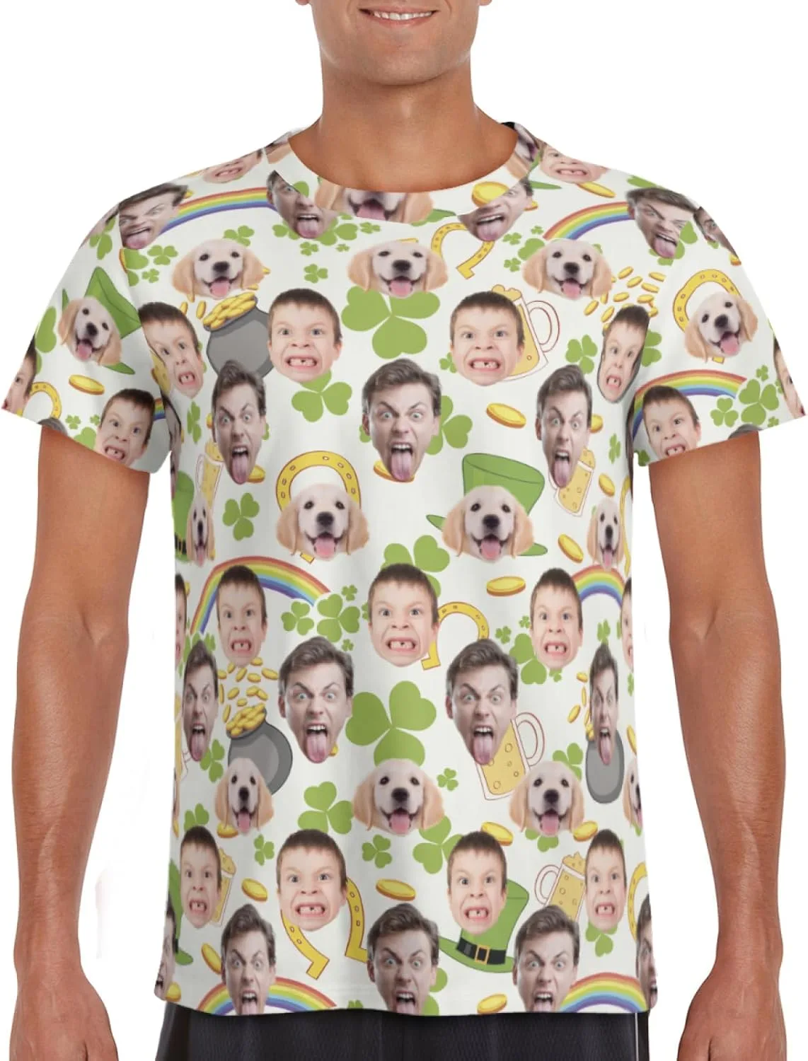 Футболка Custom St Patrick's Day с принтом, Unisex — фото 3