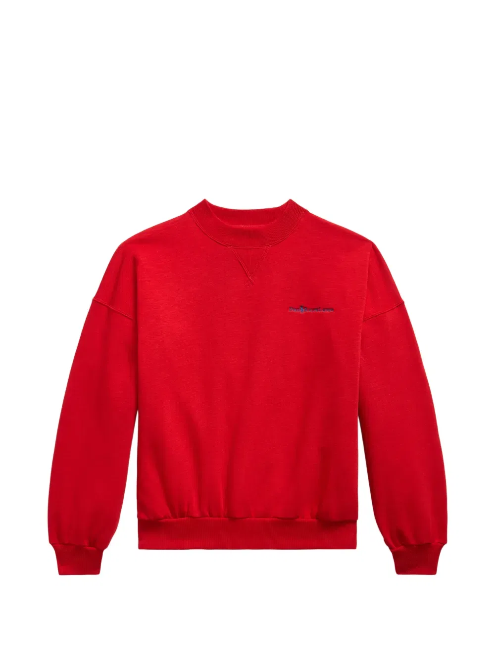 Свитшот с круглым вырезом и логотипом Polo Ralph Lauren, красный