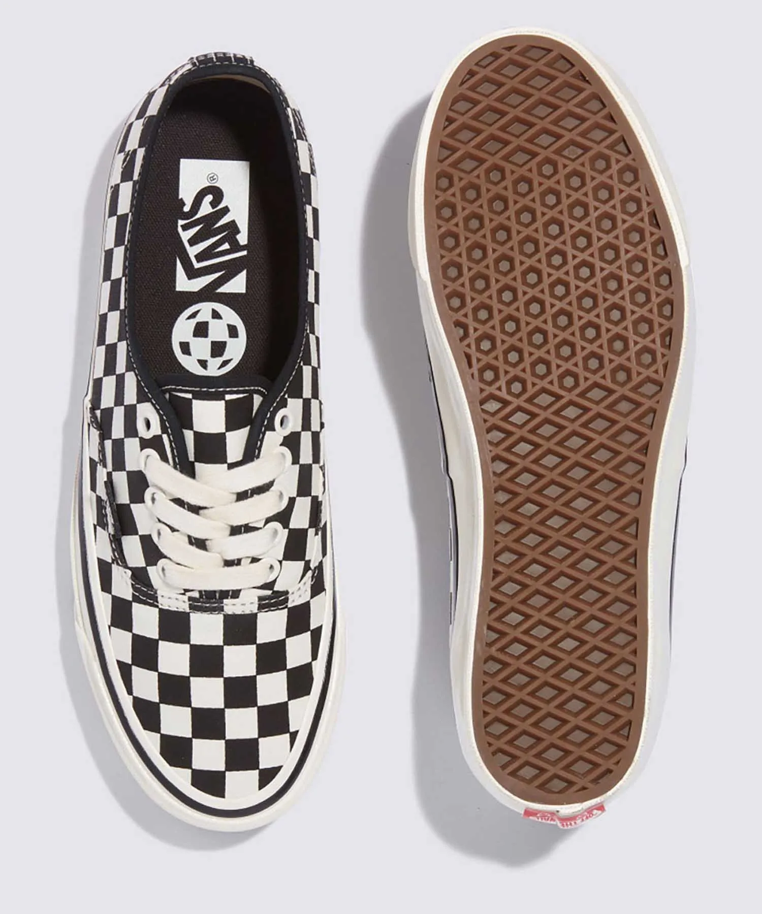 Кроссовки VANS Authentic Reissue 44 CHECKERBOARD MTE чёрно-белые — фото 3