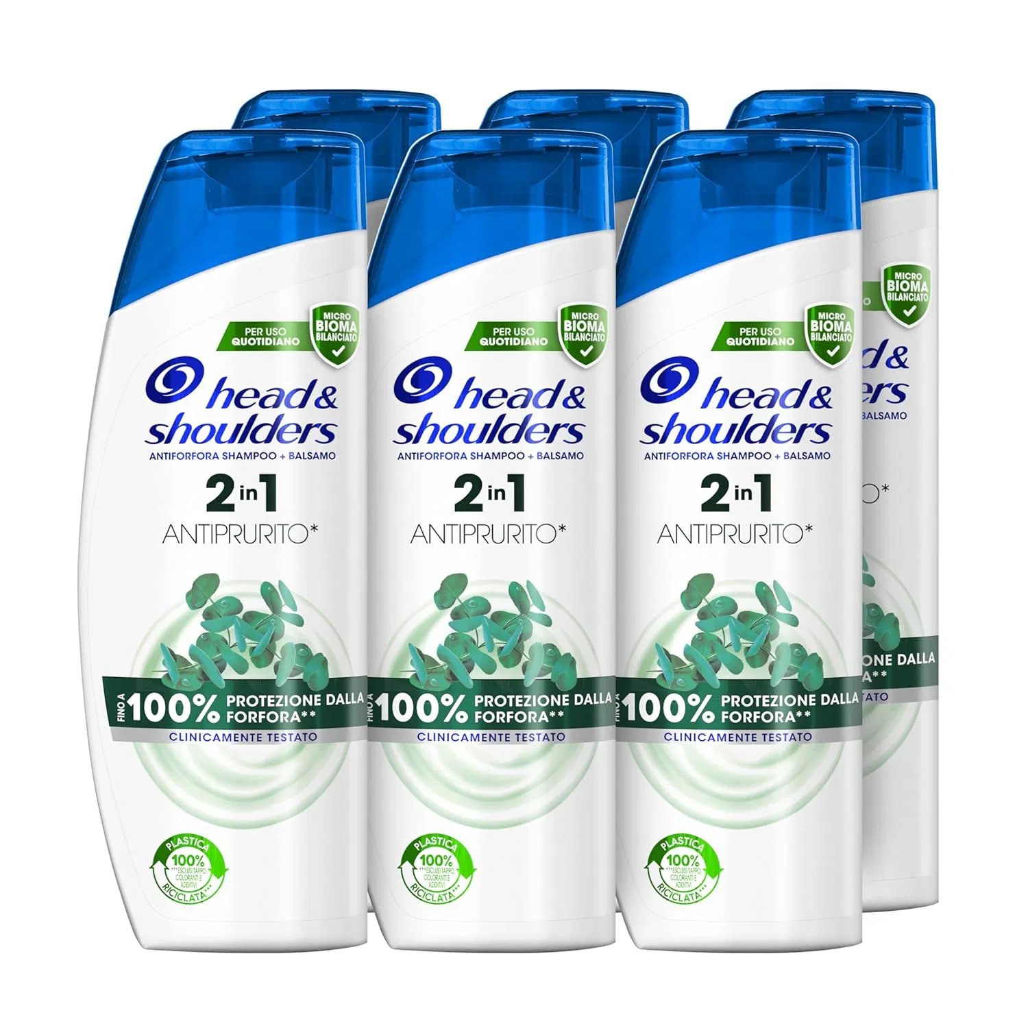 Шампунь-кондиционер 2-в-1 от перхоти «Anti-Itching» от Head & Shoulders, 6 штук по 225 мл Head & Shoulders