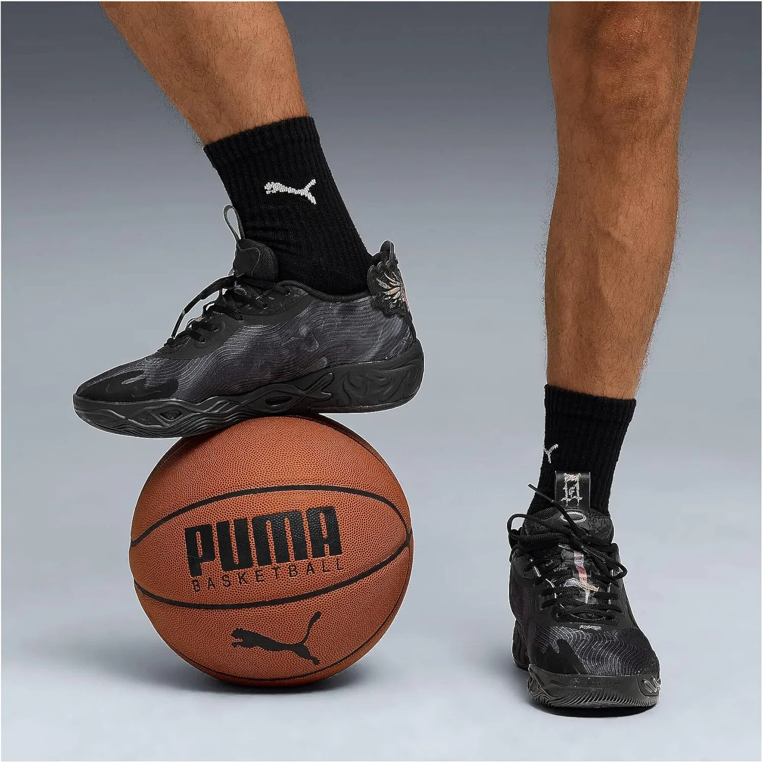 Кроссовки PUMA Mb.04 Lo Team Unisex, Black — фото 2