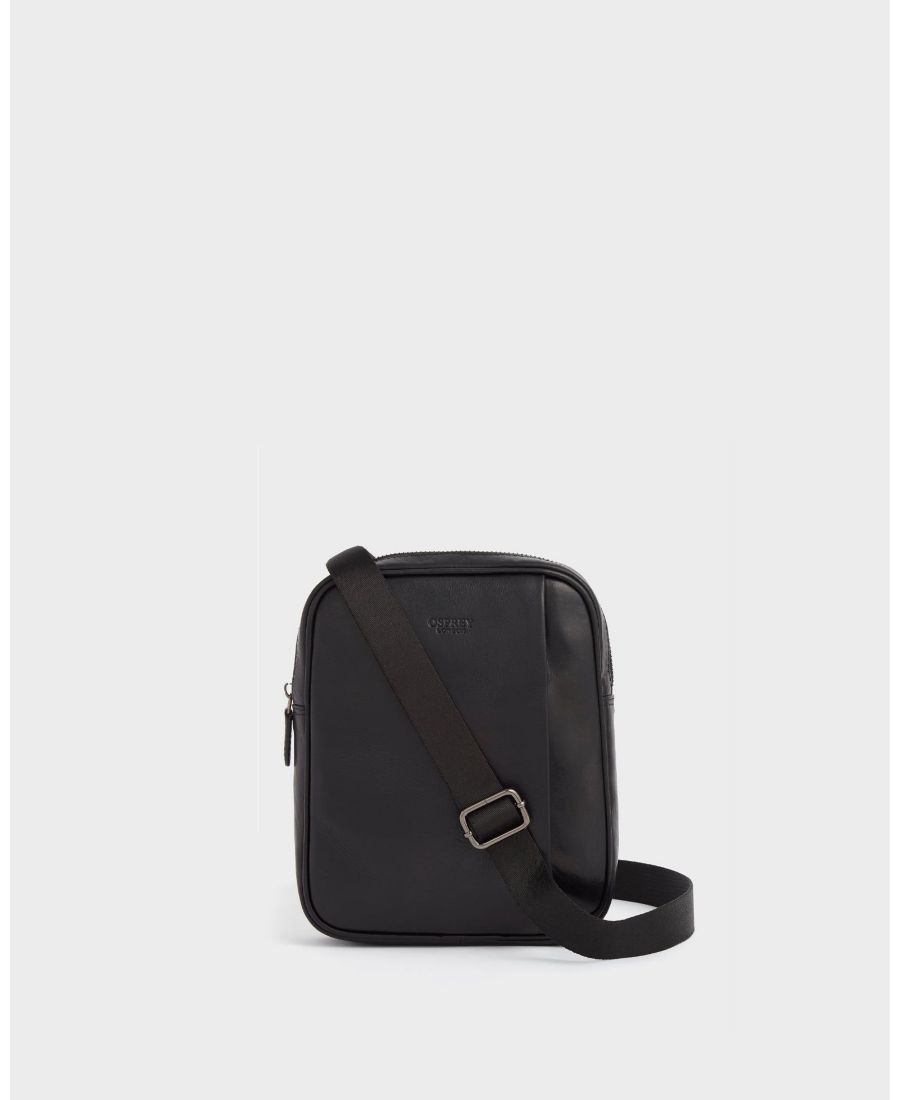 

Маленькая кожаная сумка-мессенджер Carter, которую можно носить двумя способами Osprey London, Black