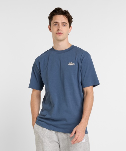 

Футболка с коротким рукавом, модель Athletics 9060 New Balance, серый