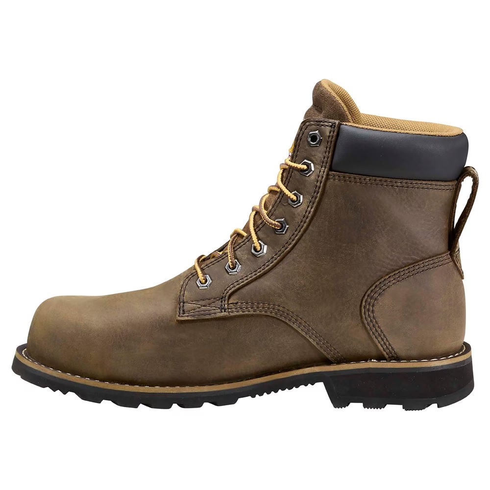 Ботинки Frontier 6" с водонепроницаемым композитным носком Carhartt, mossy brown leather — фото 4