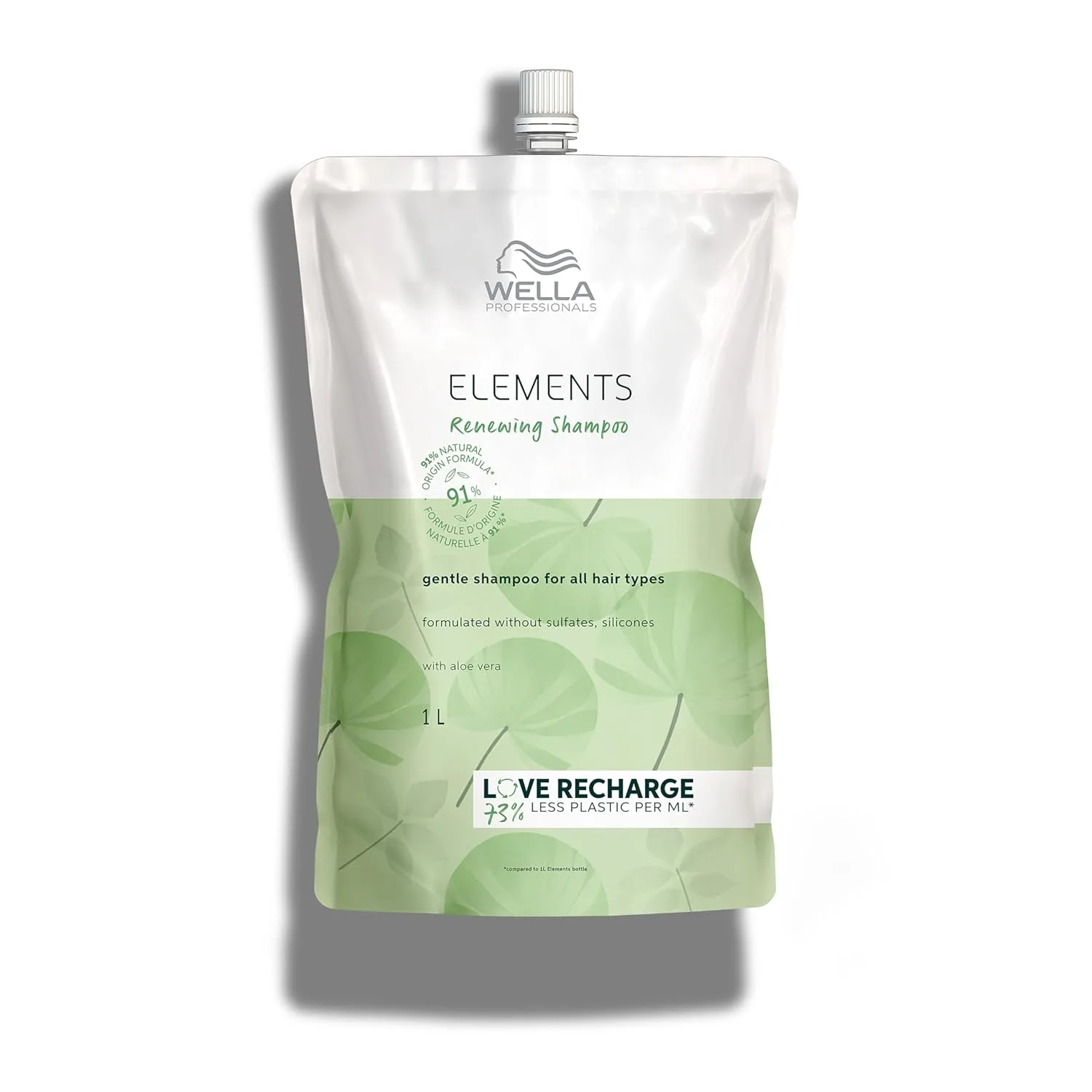 Шампунь Wella Professionals Elements Renewing | Мягкий шампунь без сульфатов и силиконов | Для всех типов волос 1000 мл (1 шт.)