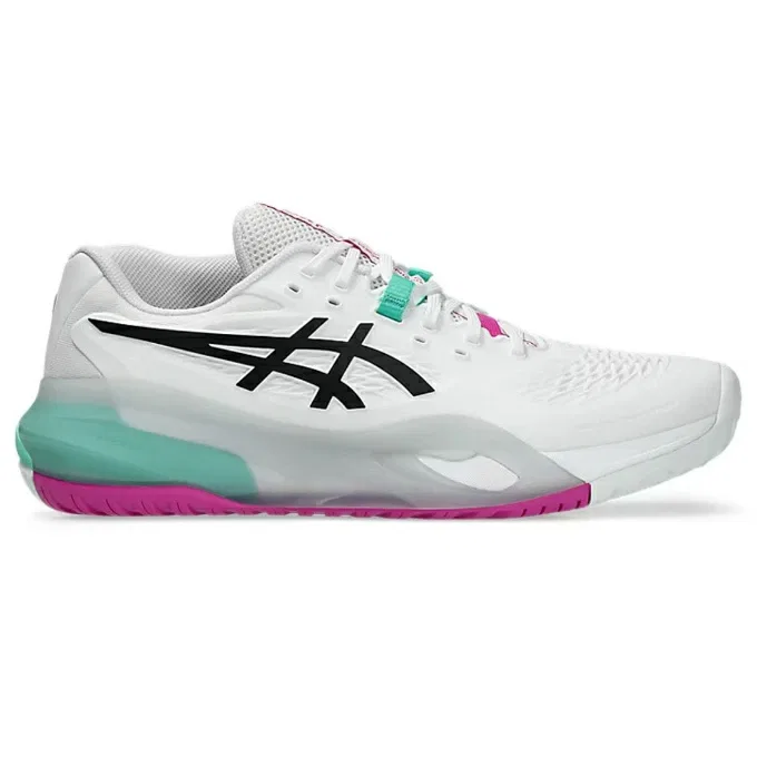 Теннисные кроссовки «GEL-Resolution X Wide» от ASICS, Wh/Aurgr