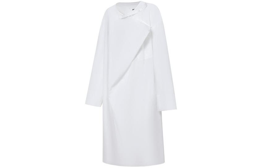 

Платье женское Mm6 Maison Margiela с запахом, белый