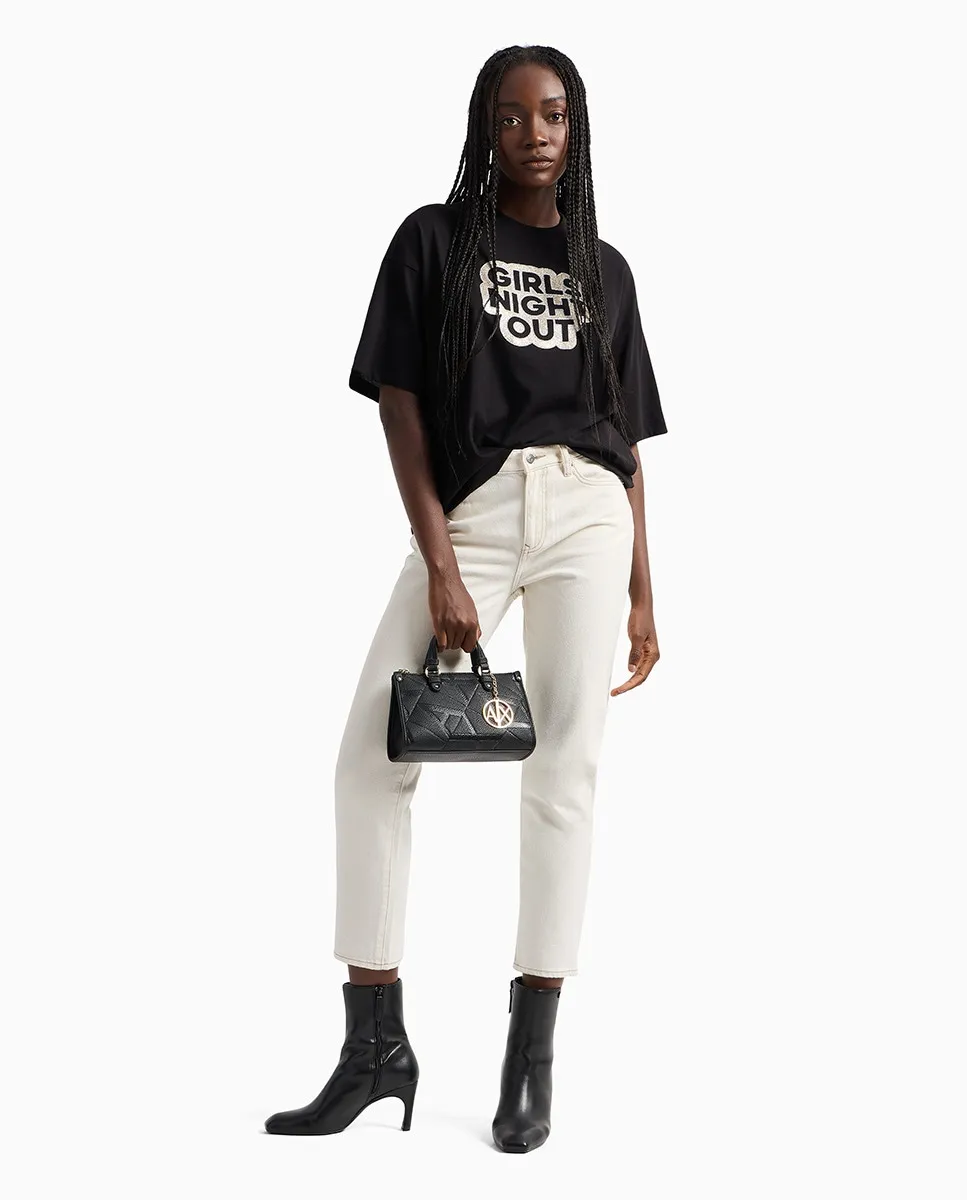 

Джинсы бойфренда J16 женские со средней талией Armani Exchange, цвет Blanco Hielo