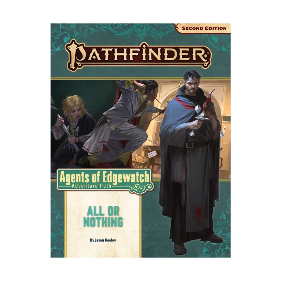 

#159 "Agents of Edgewatch #3 - All or Nothing", Pathfinder Roleplaying Game (2nd Edition) - Adventure Path #145 - #174, мягкая обложка