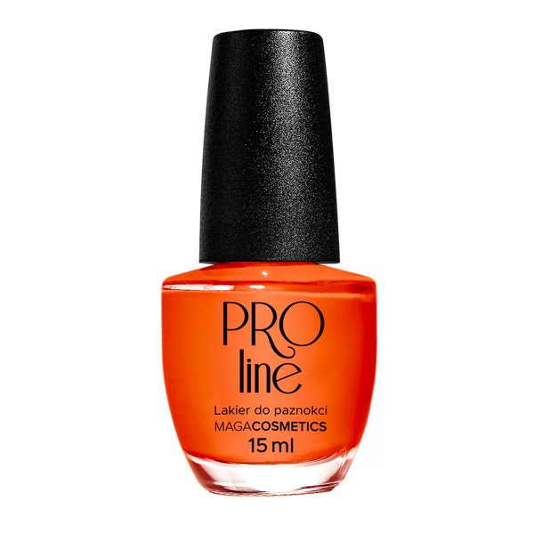 

Лак для ногтей 030 непрозрачный неоновый оранжевый, 15 мл Maga Cosmetics Proline, цвет 030